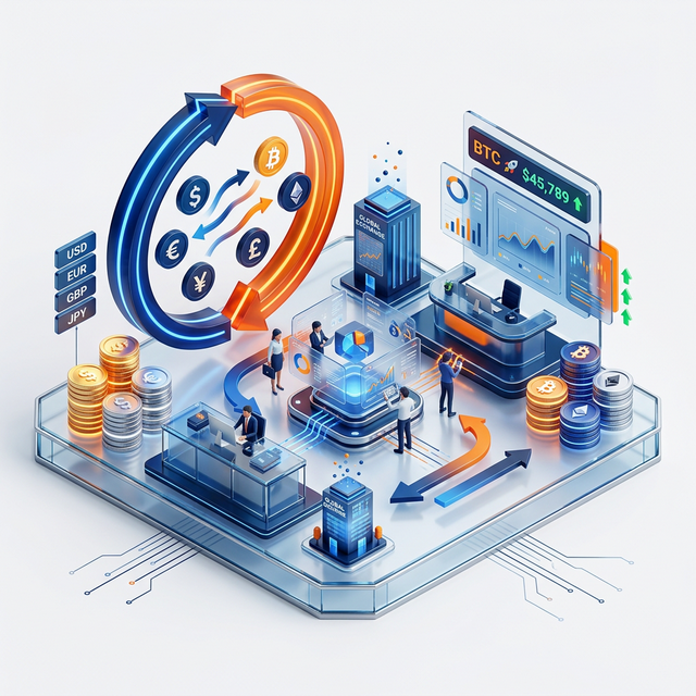 Servicio de compra y venta de divisas